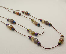 Load image into Gallery viewer, Double Strand Glass Bead Necklace