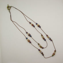Load image into Gallery viewer, Double Strand Glass Bead Necklace
