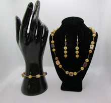 Load image into Gallery viewer, Jasper Stone and Topaz Bracelet