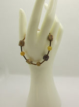 Load image into Gallery viewer, Jasper Stone and Topaz Bracelet