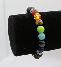 Load image into Gallery viewer, Natural Stone Chakra Bracelet