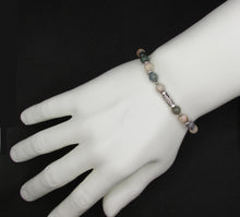 Load image into Gallery viewer, Natural Stone and Silver Bracelet
