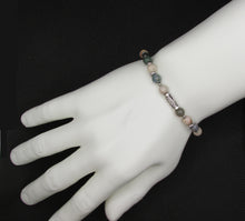 Load image into Gallery viewer, Natural Stone and Silver Bracelet