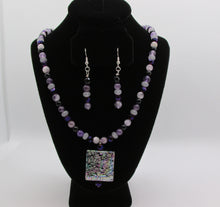 Load image into Gallery viewer, Purple Explosion Neckace