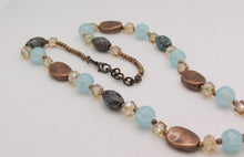 Load image into Gallery viewer, Copper and Ice Necklace
